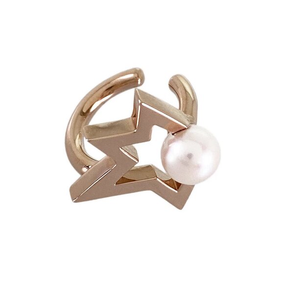 TASAKI Comet Plus Rose gold Pearl Ear Cuff - Picture 1 of 13
